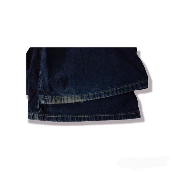 Womens sz 11 100% cotton y2k Liquid x wide leg Jeans Denim dark wash pants - Picture 6 of 8